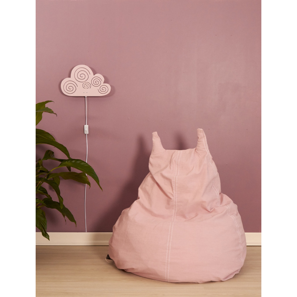 Roommate Sitzsack für Kinder Happy Cat, grau Roommate Sitzsack für Kinder Happy Cat, grau