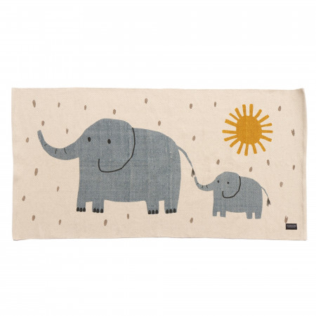 Roommate Teppich Elefant 140 x 70 cm, Baumwolle Roommate Teppich Elefant 140 x 70 cm, Baumwolle