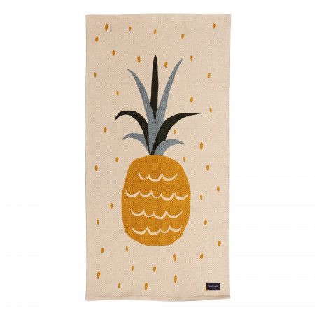Roommate Teppich Ananas 140 x 70 cm, Baumwolle Roommate Teppich Ananas 140 x 70 cm, Baumwolle