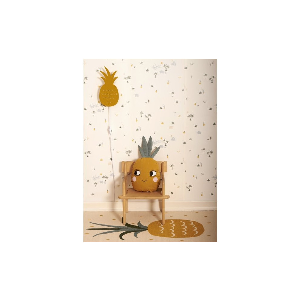 Roommate Teppich Ananas 140 x 70 cm, Baumwolle Roommate Teppich Ananas 140 x 70 cm, Baumwolle