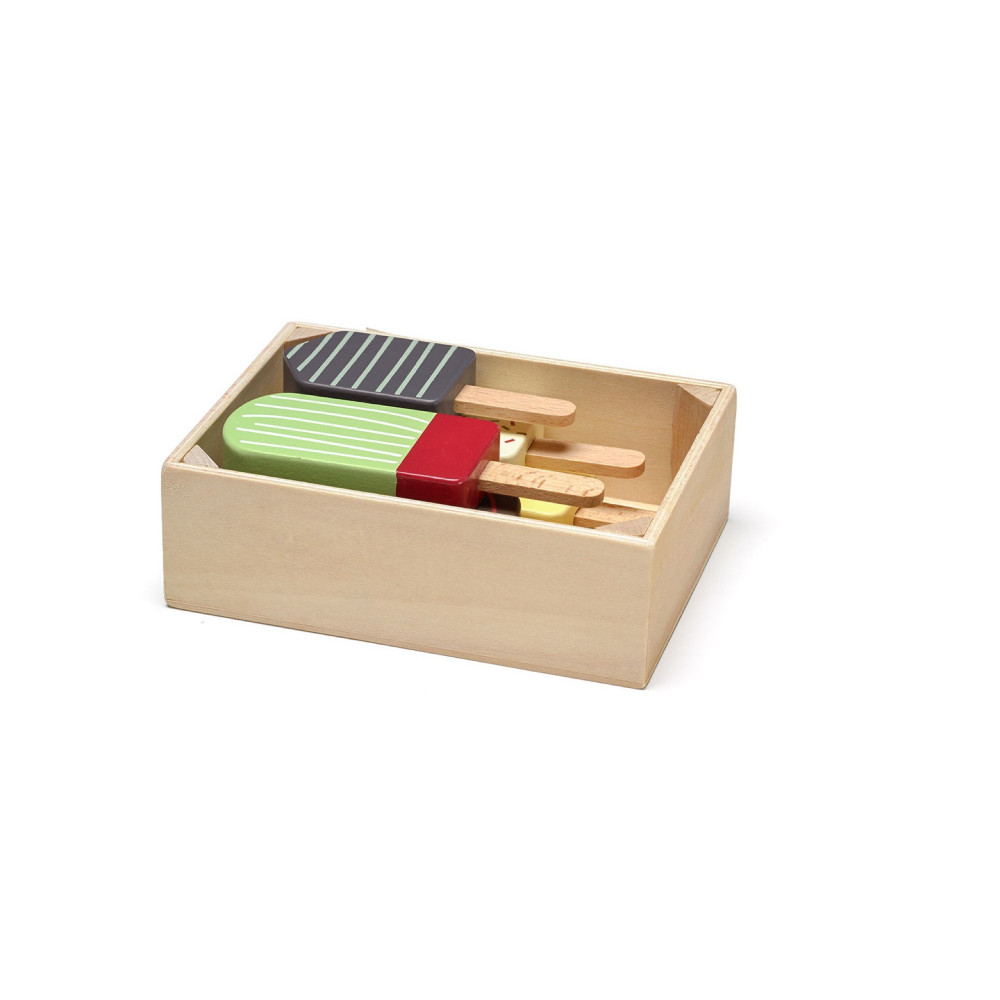 Kids Concept Eis am Stil mit 6 Eis aus Holz Kids Concept Eis am Stil mit 6 Eis aus Holz