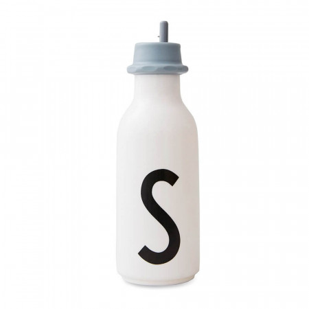 Design Letters Sport-Trinkaufsatz für Wasserflasche, Grau