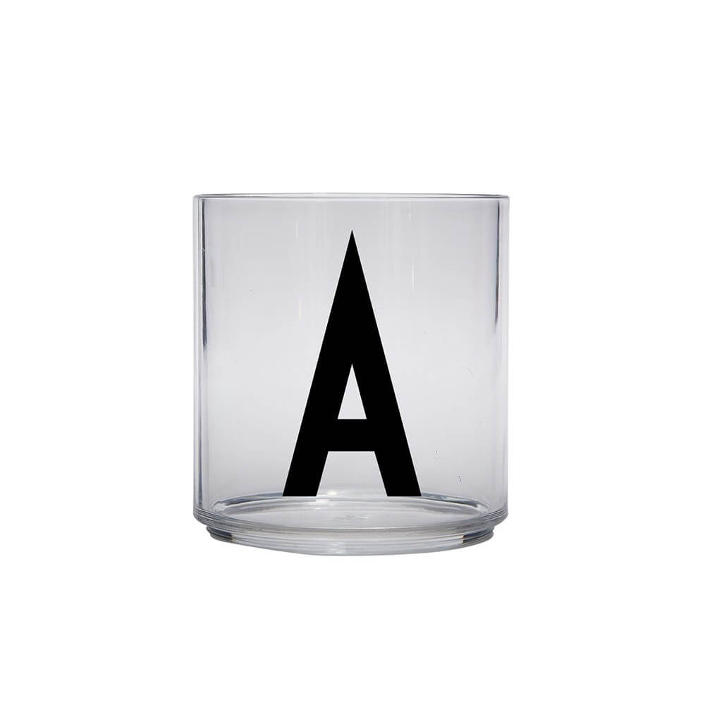 Design Letters Glas mit Buchstaben