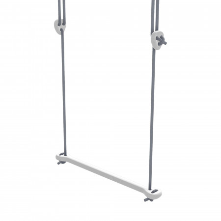 Lillagunga Trapez Bone Birke weiss - Seile grau Lillagunga Trapez Bone Birke weiss - Seile grau