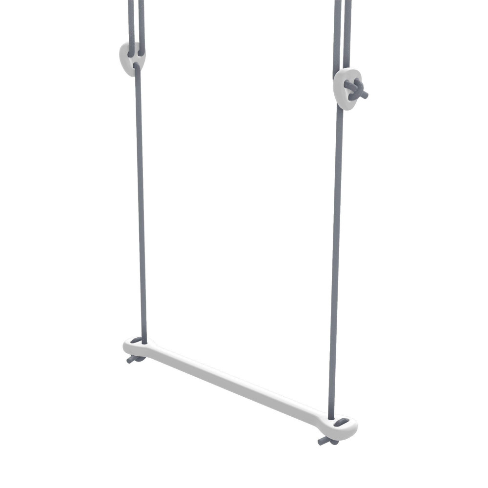 Lillagunga Trapez Bone Birke weiss - Seile grau Lillagunga Trapez Bone Birke weiss - Seile grau