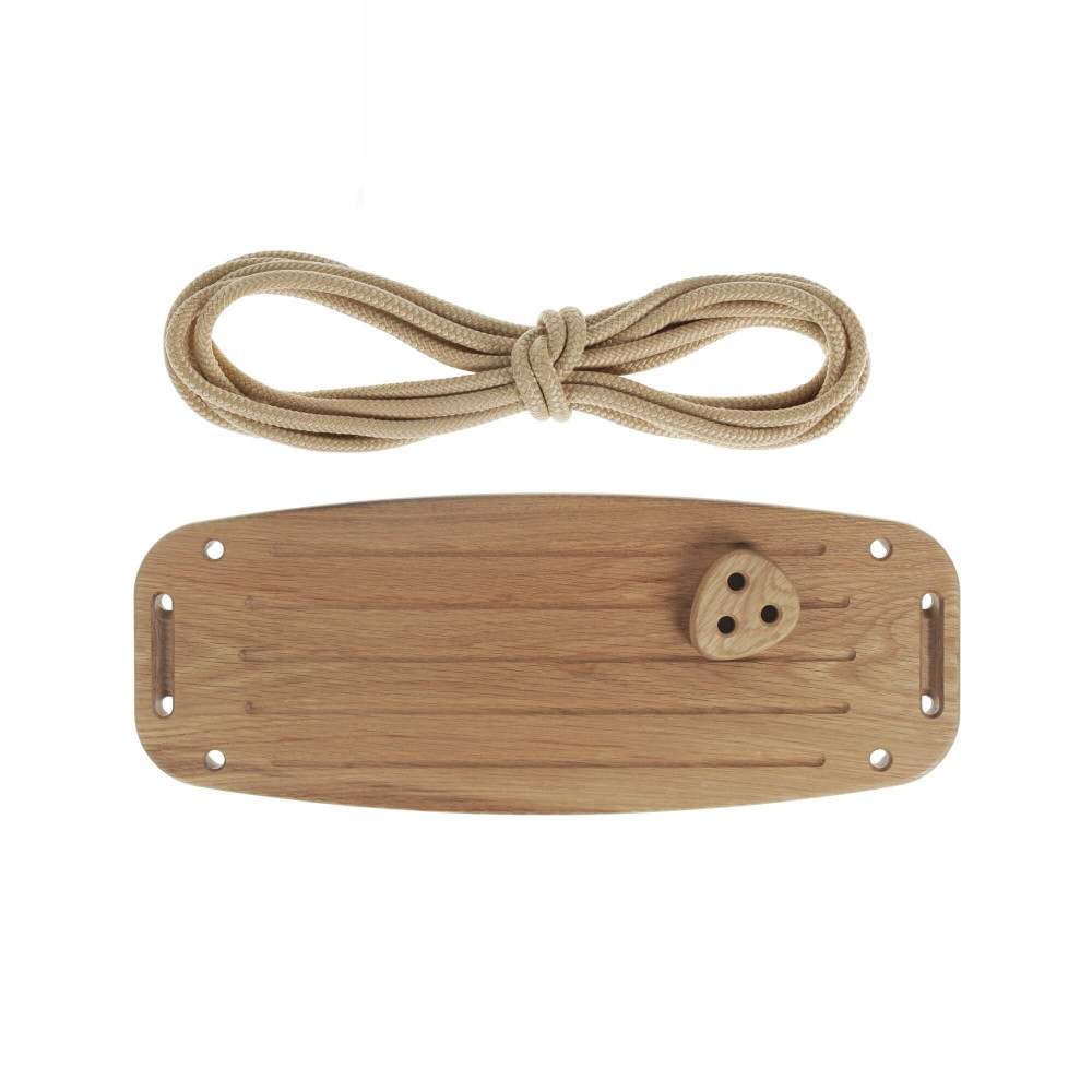 Lillagunga Kinderschaukel Eiche - Seile Beige Lillagunga Kinderschaukel Eiche - Seile Beige