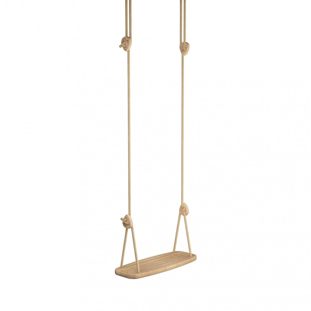 Lillagunga Kinderschaukel Eiche - Seile Beige Lillagunga Kinderschaukel Eiche - Seile Beige