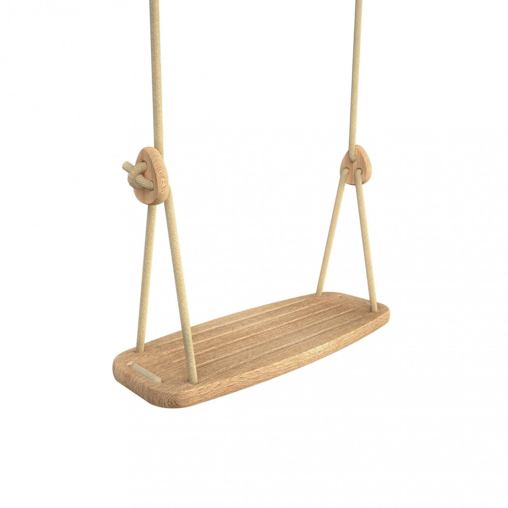 Lillagunga Kinderschaukel Eiche - Seile Beige Lillagunga Kinderschaukel Eiche - Seile Beige