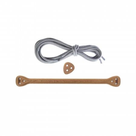 Lillagunga Trapez Bone Eiche - Seile grau Lillagunga Trapez Bone Eiche - Seile grau