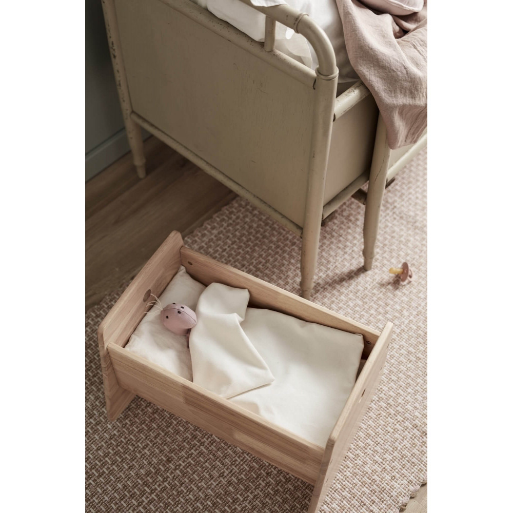 Kids Concept Puppenwiege aus Holz Natur