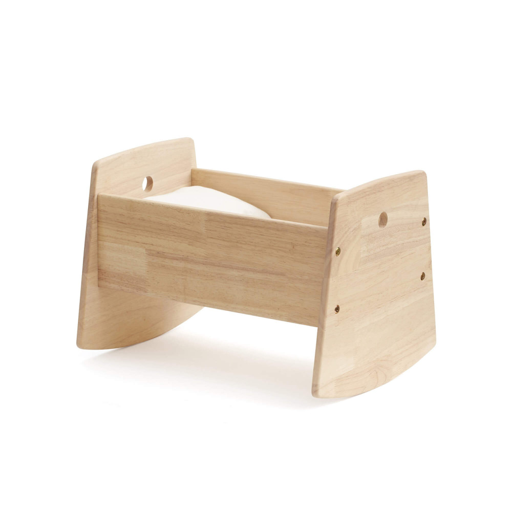 Kids Concept Puppenwiege aus Holz Natur
