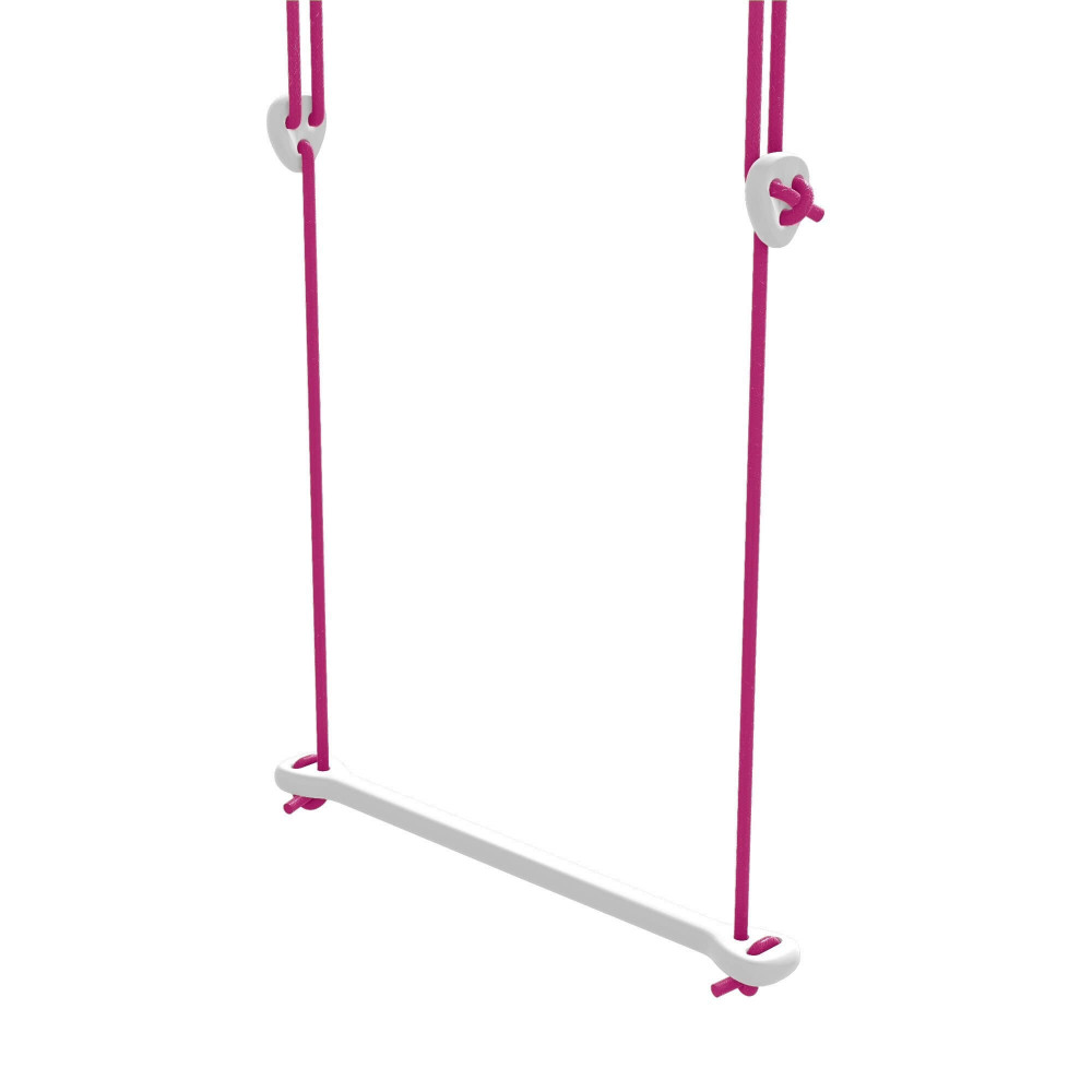 Lillagunga Trapez Bone Birke weiss - Seile fuchsia Lillagunga Trapez Bone Birke weiss - Seile fuchsia