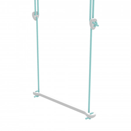 Lillagunga Trapez Bone Birke weiss - Seile mint Lillagunga Trapez Bone Birke weiss - Seile mint
