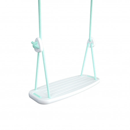 Lillagunga Kinderschaukel Birke weiss - Seile mint Lillagunga Kinderschaukel Birke weiss - Seile mint