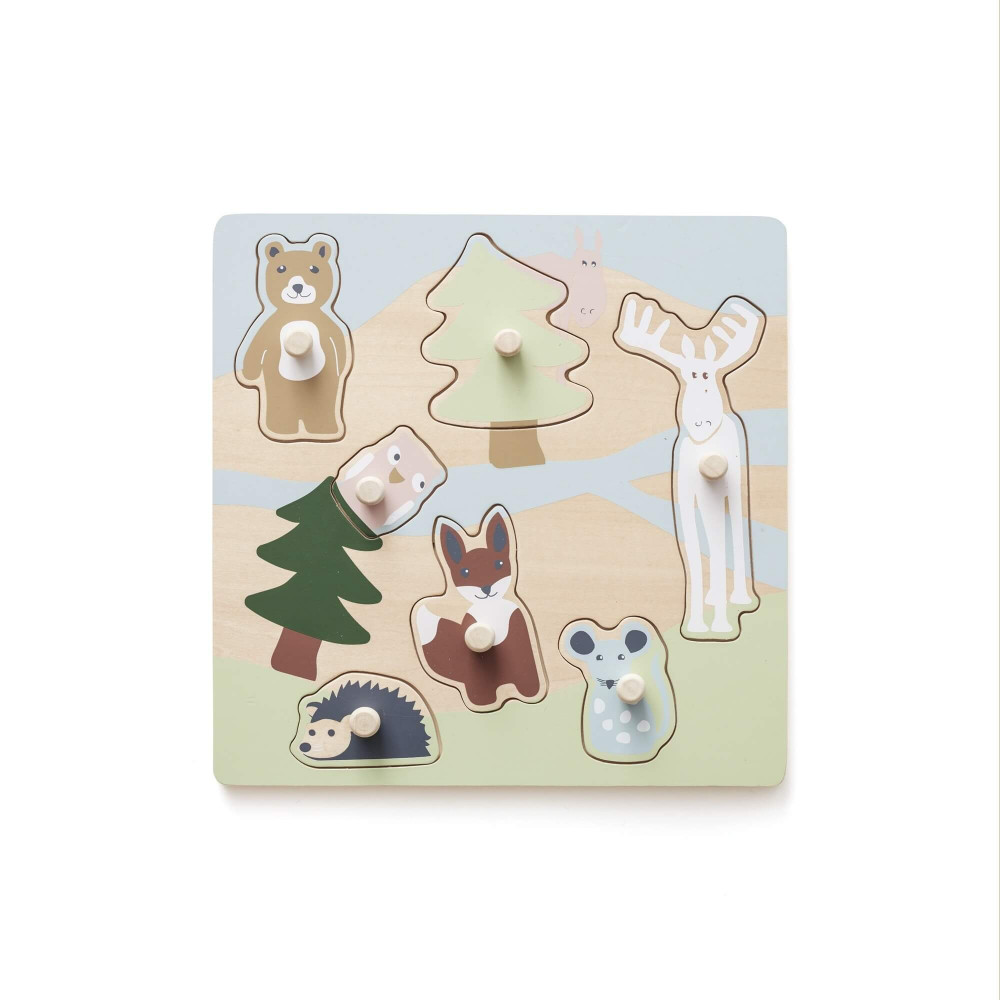 Kids Concept Knopfpuzzel Edvin 7-teilig Kids Concept Knopfpuzzel Edvin 7-teilig