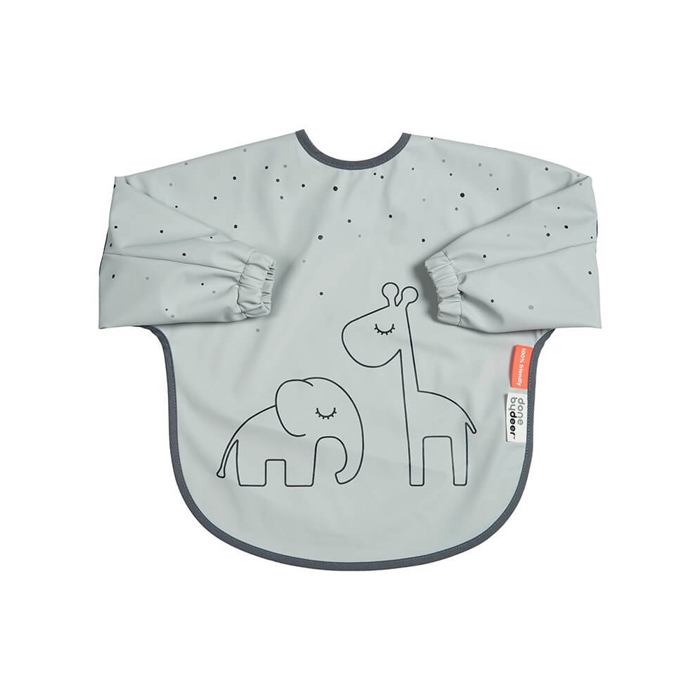 Done by Deer Ärmellätzchen Dreamy Dots grau