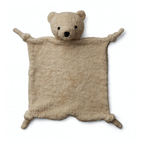 Liewood Kuscheltuch Lotte Bär Beige
