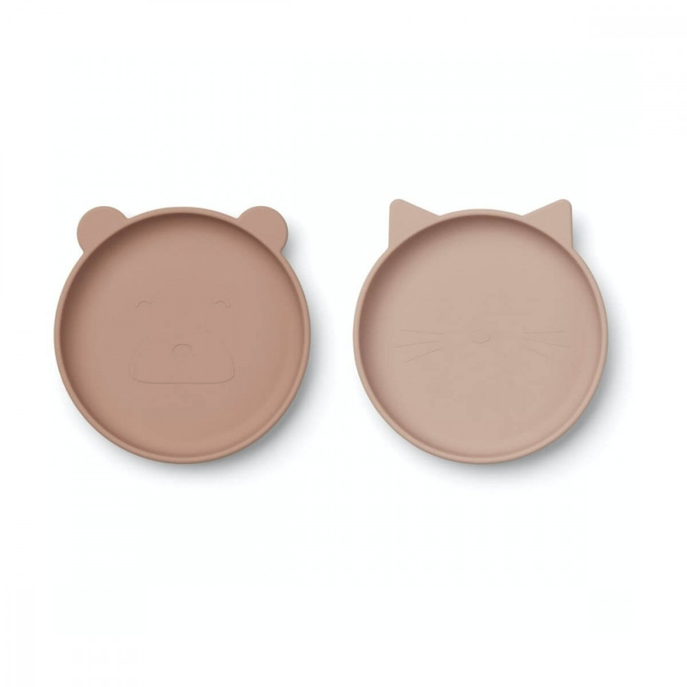 Liewood Silikonteller Olivia 2er Set Rosa Mix Liewood Silikonteller Olivia 2er Set Rosa Mix