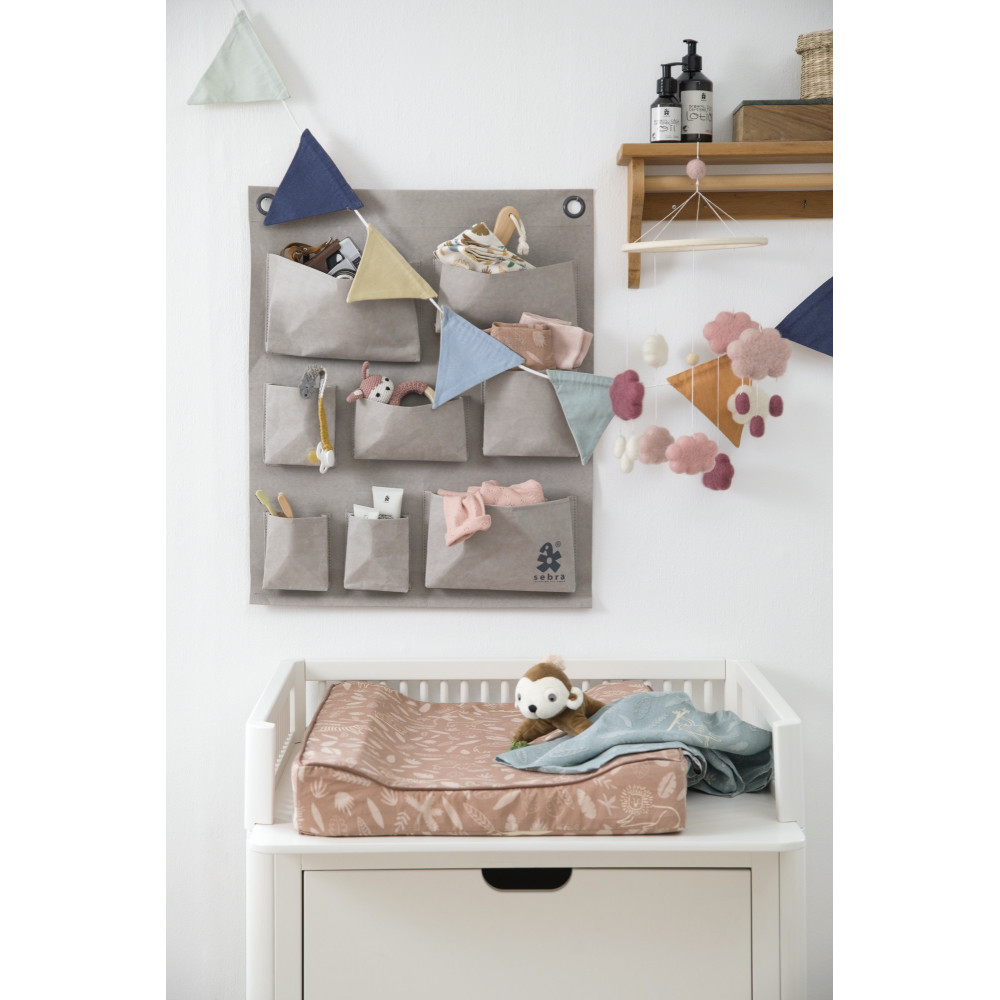Sebra Wolken Mobile aus Filz, cotton candy pink Sebra Wolken Mobile aus Filz, cotton candy pink