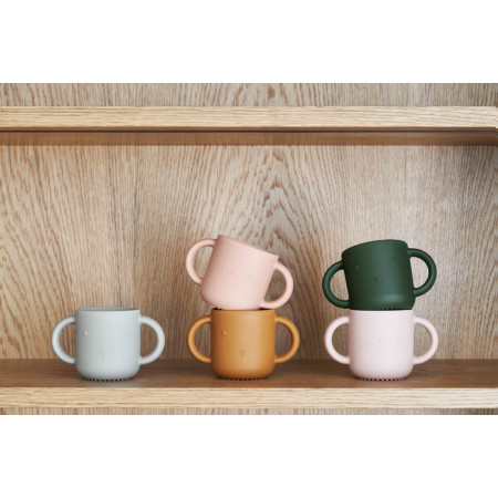 Liewood Silikontassen Gene 2er Set, Cat dark rose Liewood Silikontassen Gene 2er Set, Cat dark rose