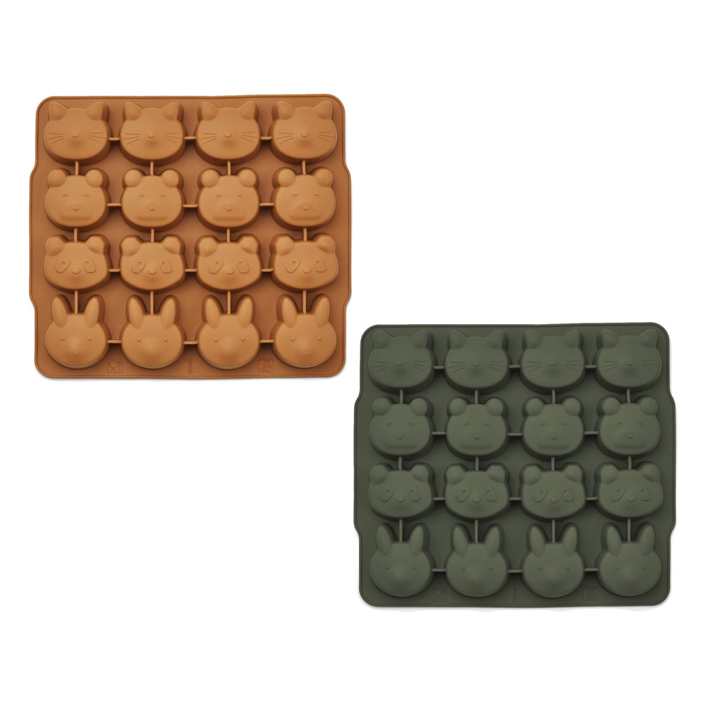 Liewood Eiswürfelformen Sonny, hunter green/mustard mix Liewood Eiswürfelformen Sonny, hunter green/mustard mix