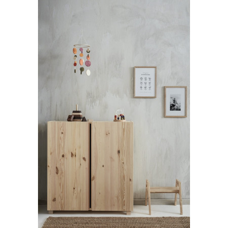 Kids Concept Mobile aus Holz, orange