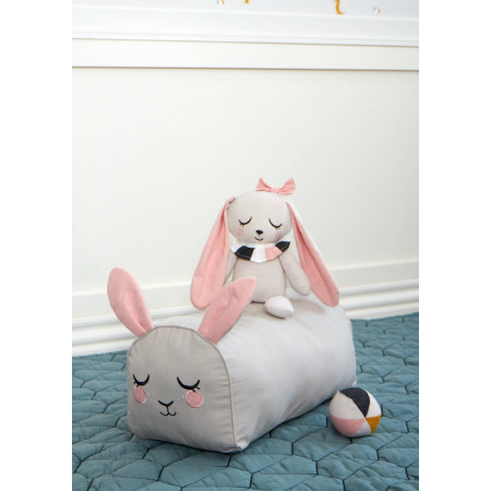 Roommate Pouf Hase, grey Roommate Pouf Hase, grey