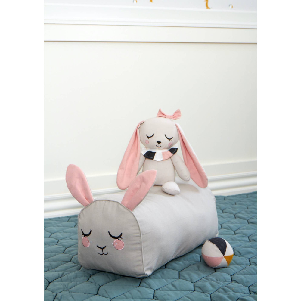 Roommate Pouf Hase, grey Roommate Pouf Hase, grey