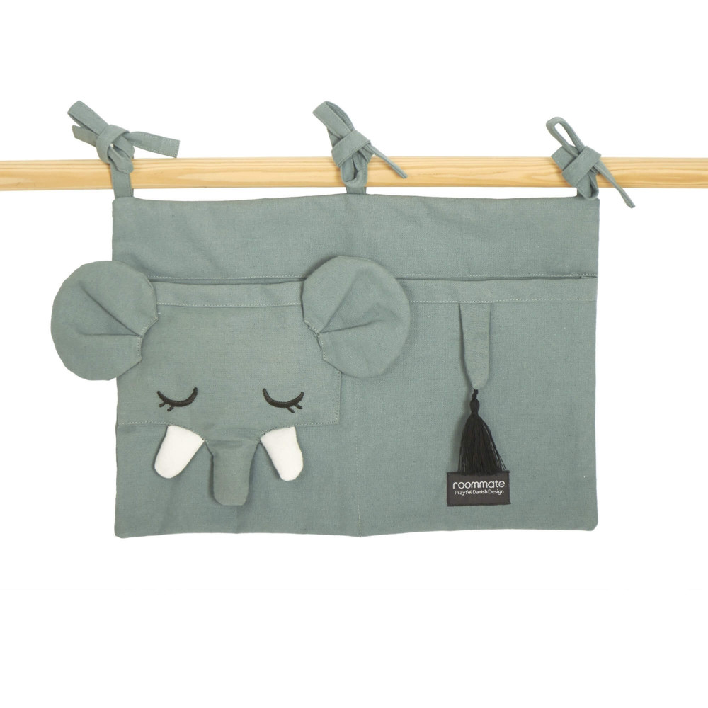 Roommate Betttasche aus Bio-Baumwolle, Elefant Roommate Betttasche aus Bio-Baumwolle, Elefant