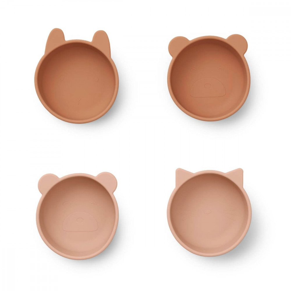 Liewood Silikon-Schüssel Set Iggy Tuscany rose mix Liewood Silikon-Schüssel Set Iggy Tuscany rose mix