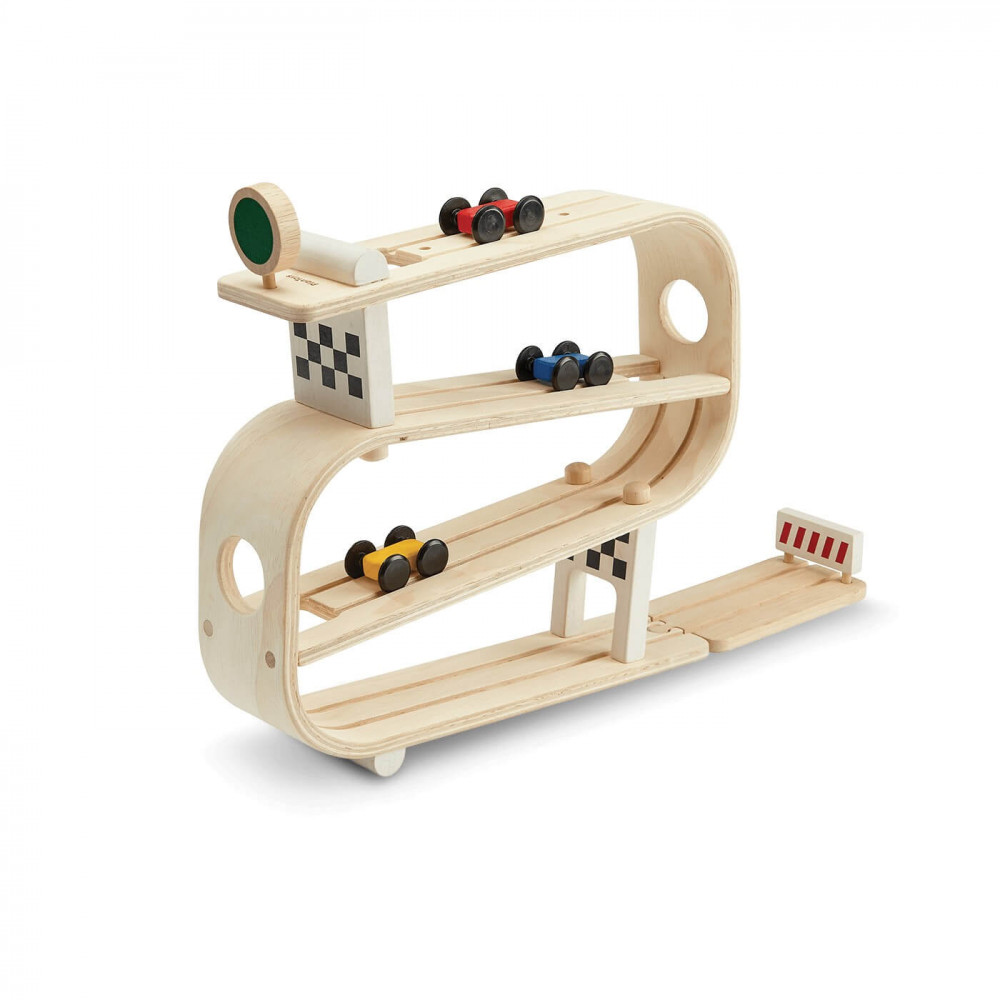 PlanToys Autorennbahn / Kugelbahn "Ramp Racer"" PlanToys Autorennbahn / Kugelbahn "Ramp Racer""