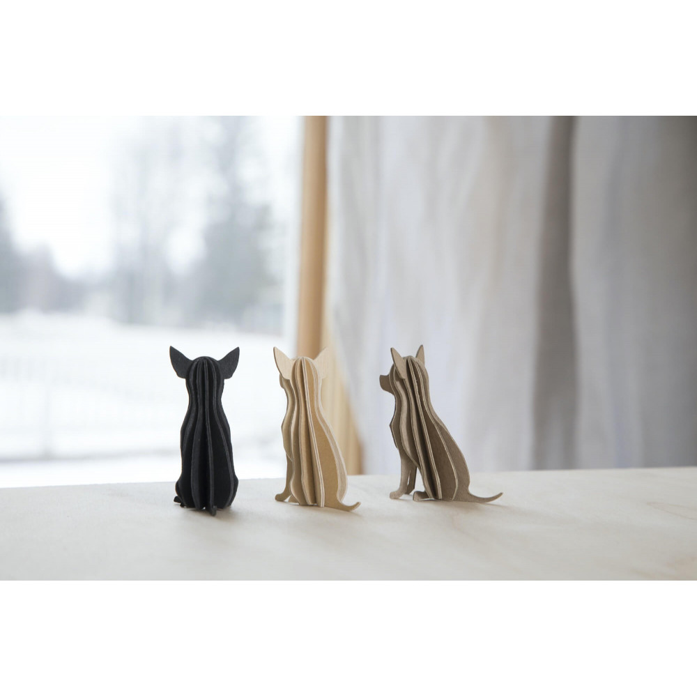 Lovi Holzfigur Chihuahua 6 cm natur Lovi Holzfigur Chihuahua 6 cm natur