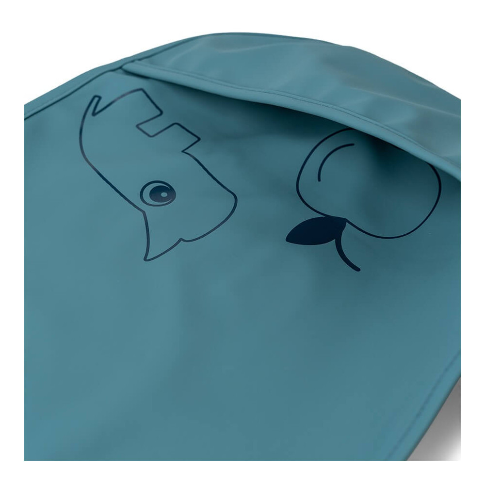 Done by Deer Lätzchen Set Deer Friends blau