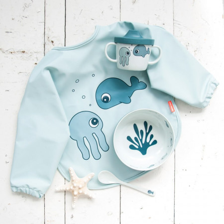 Done by Deer Ärmellätzchen Sea friends, blau Done by Deer Ärmellätzchen Sea friends, blau