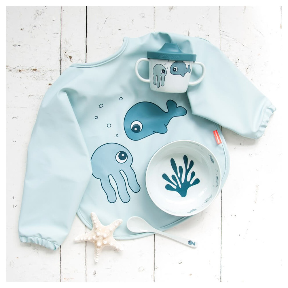 Done by Deer Ärmellätzchen Sea friends, blau Done by Deer Ärmellätzchen Sea friends, blau