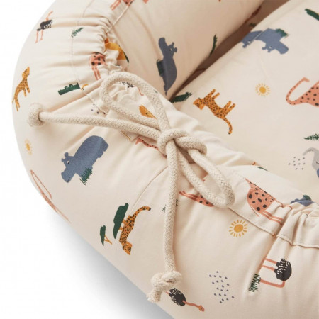 Liewood Babynest / Babytrage Gro Safari sandy mix