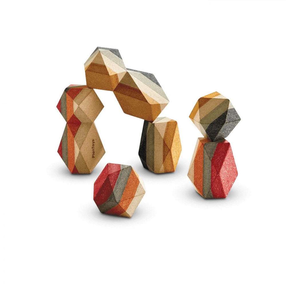PlanToys GEO Stapelblöcke aus Holz PlanToys GEO Stapelblöcke aus Holz