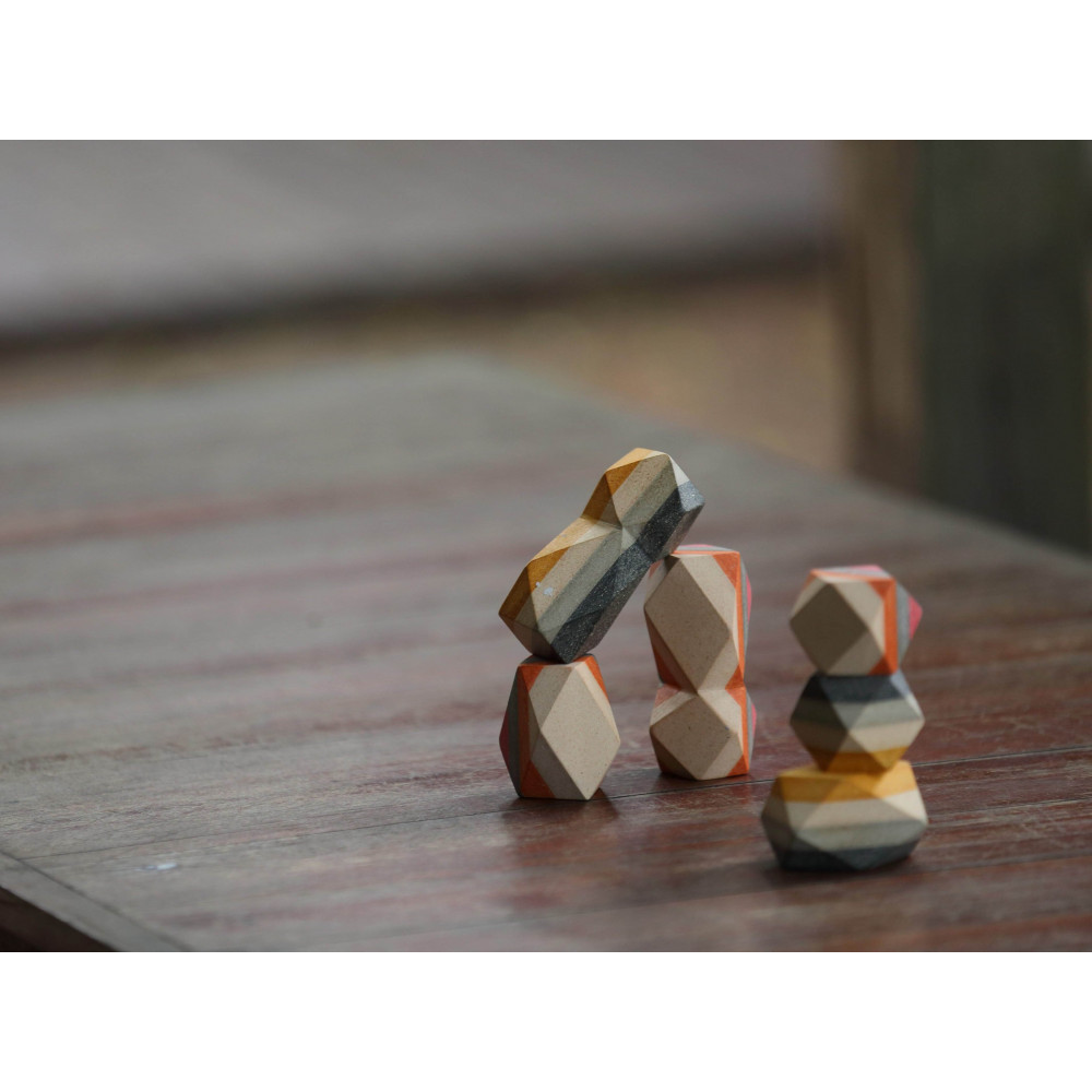 PlanToys GEO Stapelblöcke aus Holz PlanToys GEO Stapelblöcke aus Holz