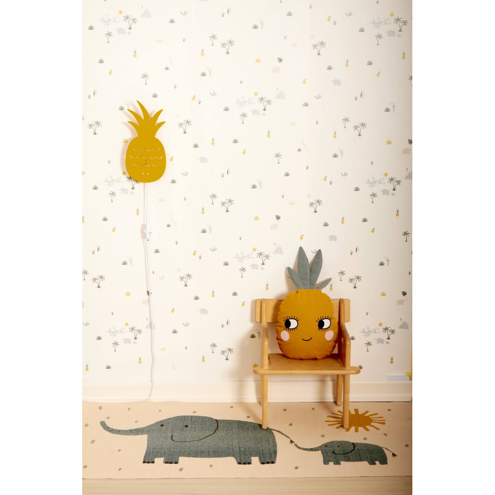 Roommate Kinderzimmerlampe Ananas gelb Roommate Kinderzimmerlampe Ananas gelb