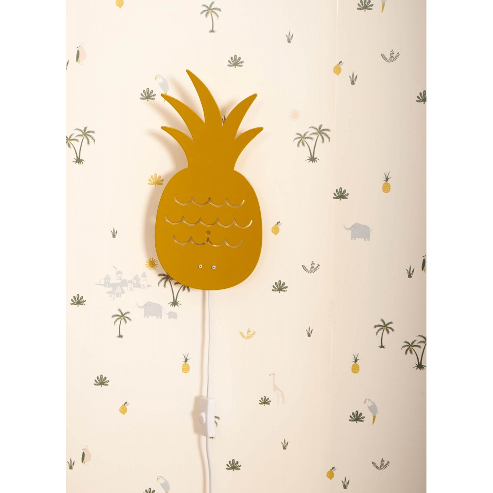 Roommate Kinderzimmerlampe Ananas gelb Roommate Kinderzimmerlampe Ananas gelb