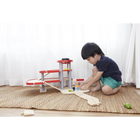 PlanToys Parkhaus groß aus Holz