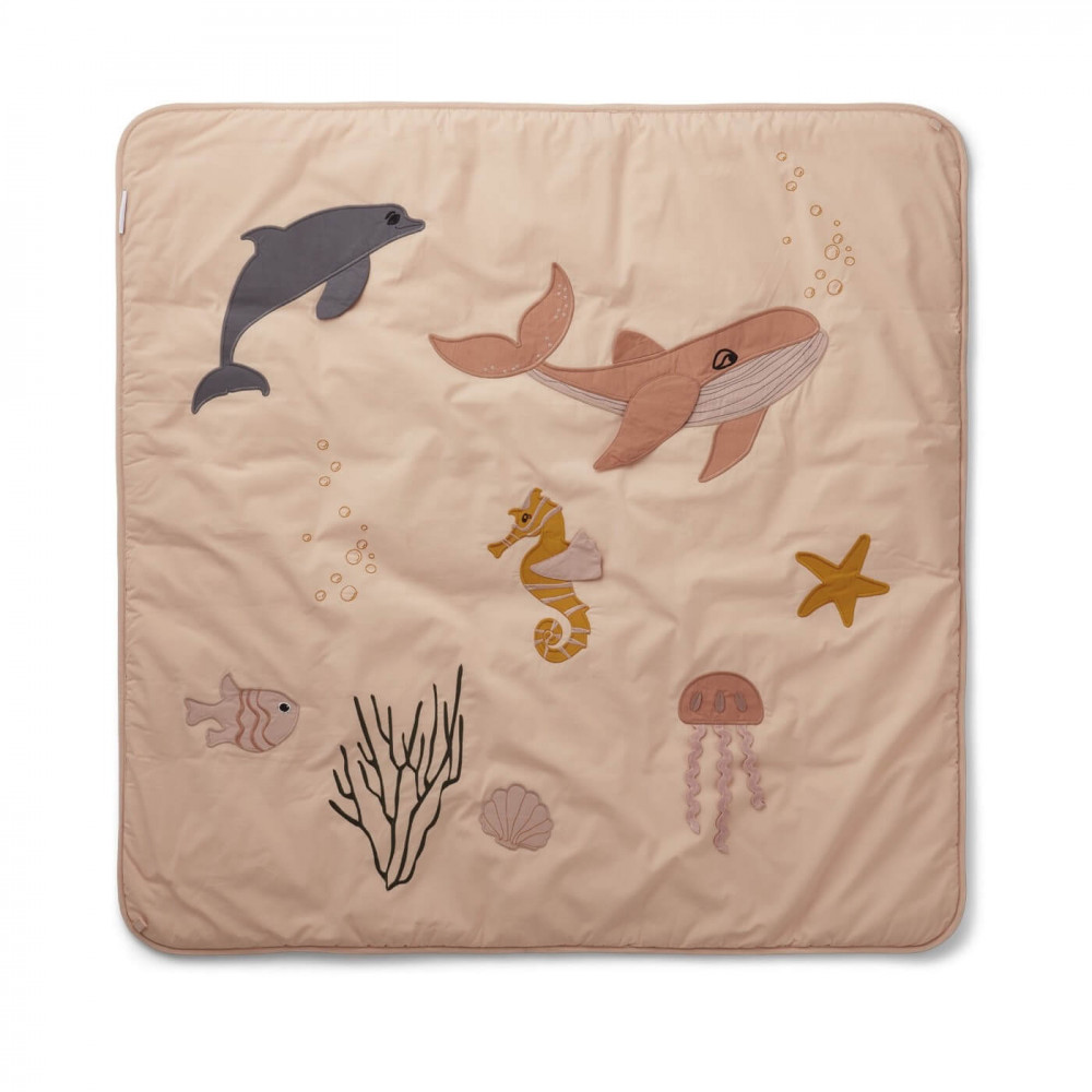 Liewood Activity-Spieldecke Glenn Sea creature rose mix