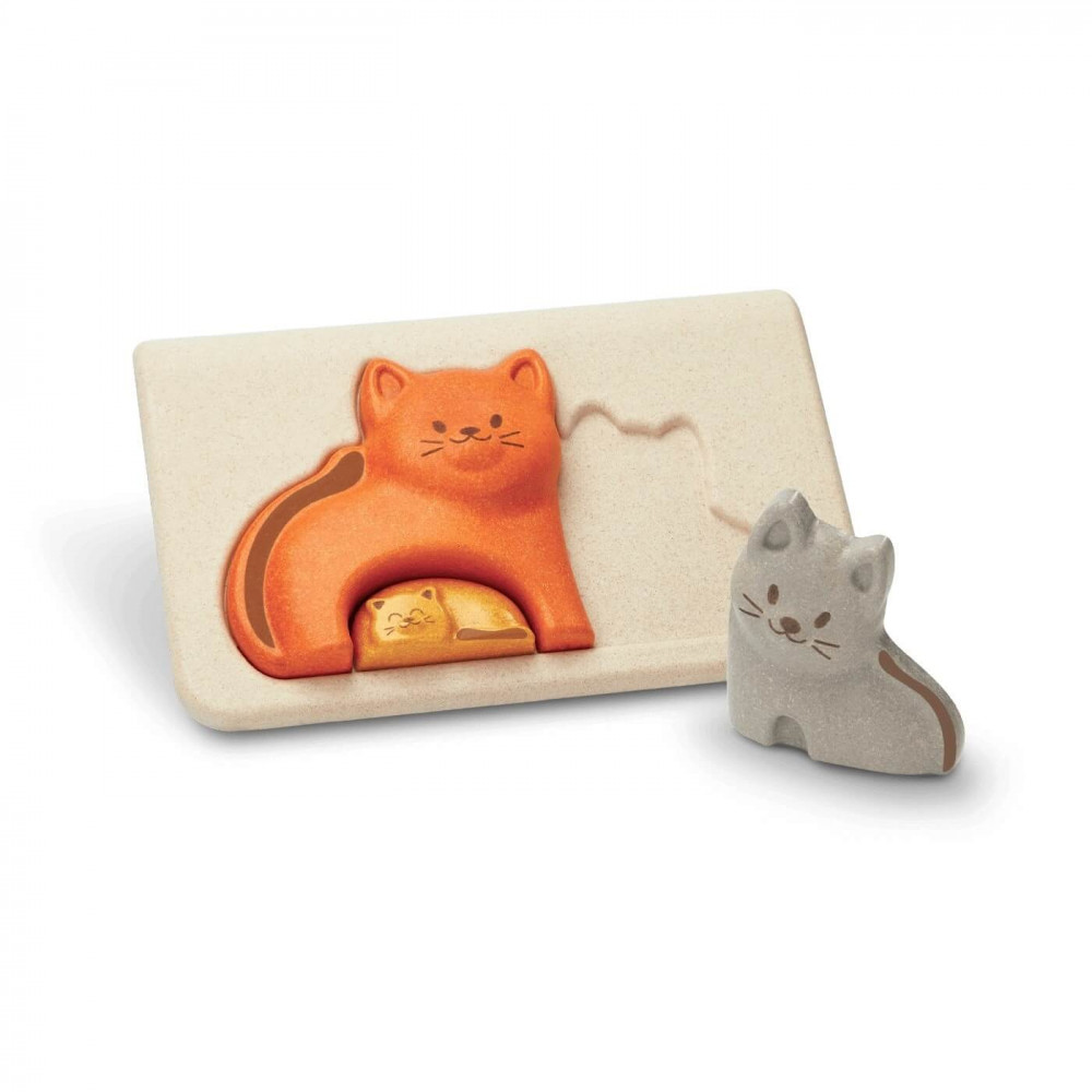 PlanToys Puzzle Katzen aus Holz