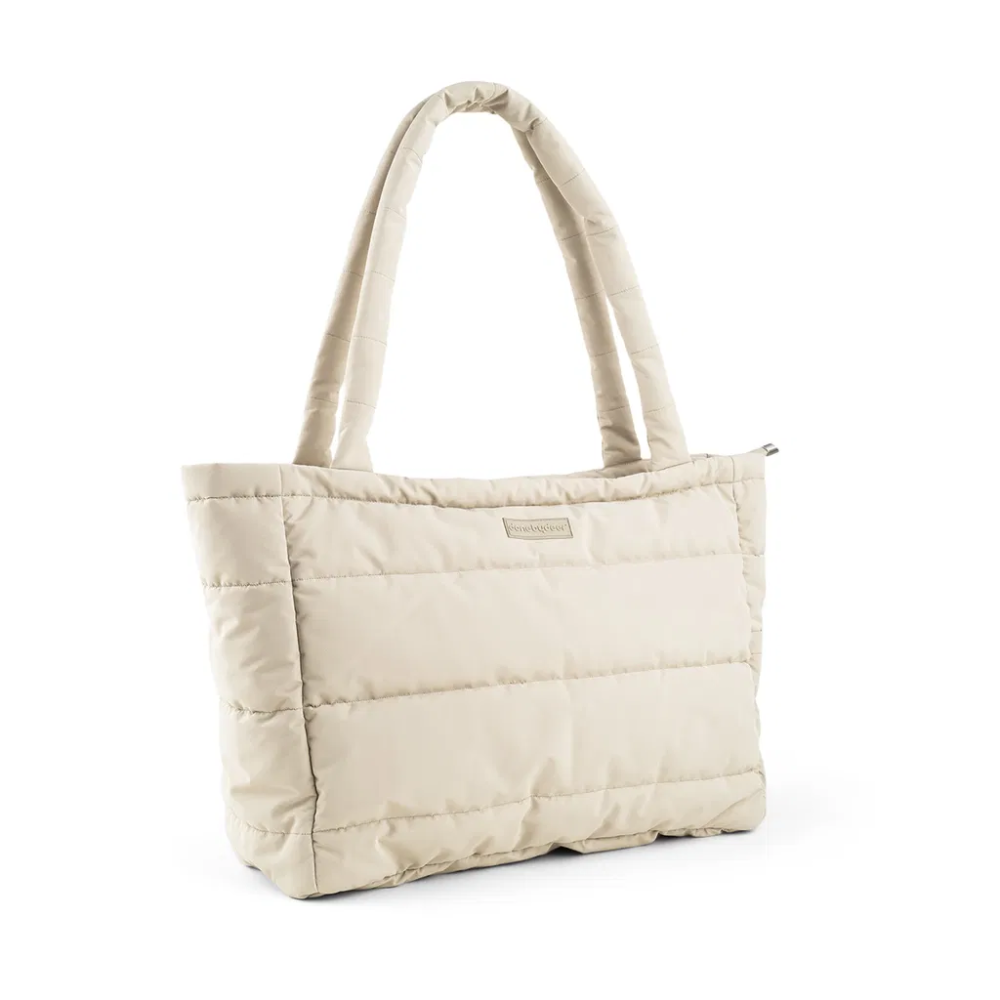 done by deer gesteppte Wickeltaschs Tote Bag sand