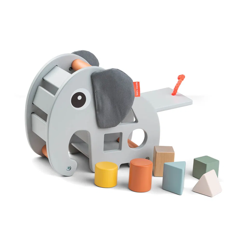 done by deer steckspiel holzpuzzle elefant