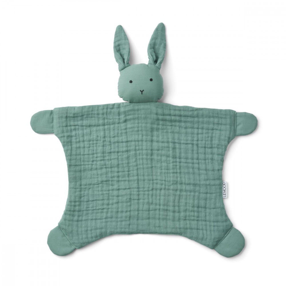Liewood Kuscheltuch Hase petrol